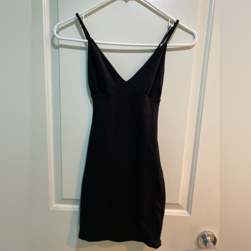 BNWOT Garage Black Strappy Mini Dress